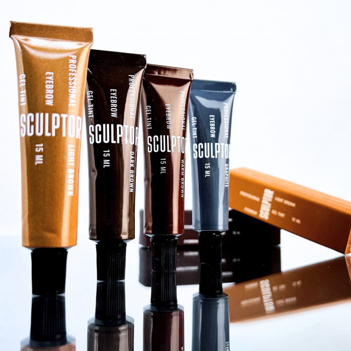 Гель-фарба для брів SCULPTOR DARK BROWN 15ml купити в Україні